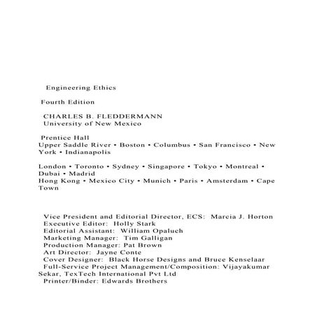 Engineering Ethics Fourth Edition CHARL.docx