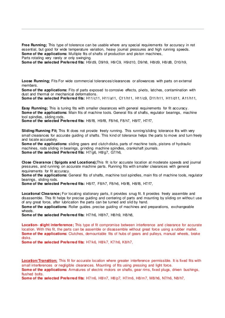 Engineering fits with example