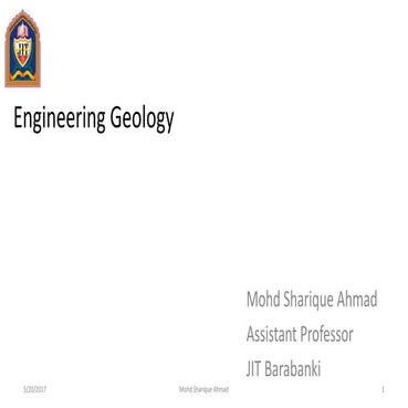 Engineering geology