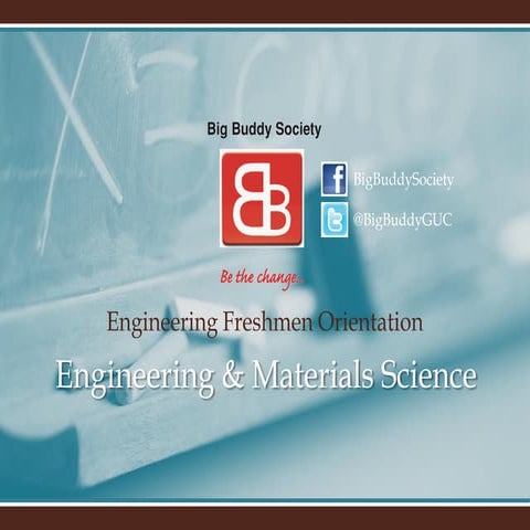 Engineering & Materials Science Orientation