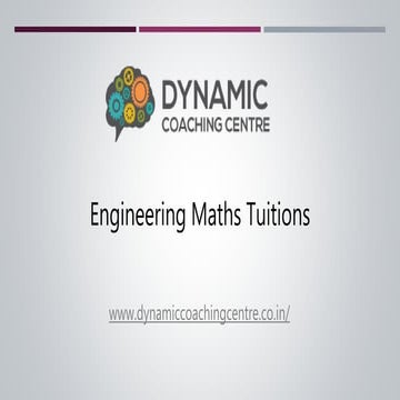 Engineering Maths Tuitions