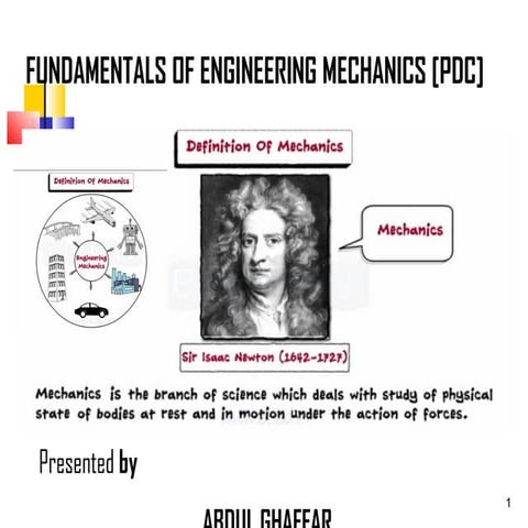 FUNDAMENTALS OF MECHANICS visual data 5
