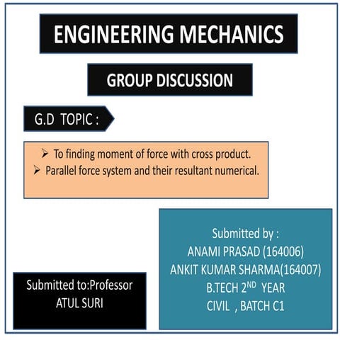 Engineering mechanics gd