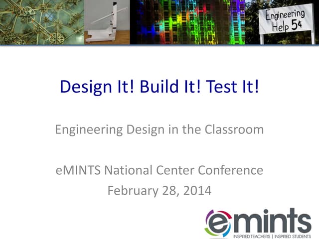 Design It! Build It! Test It! Engineering Design in the Classroom
