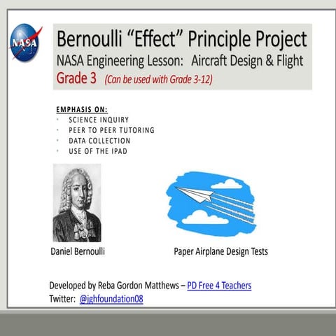 Bernoulli Effect - Paper Airplane Engineering Project