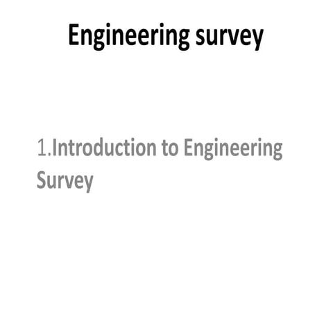 Engineering survey ch-1.pdf..civil engineering | PDF