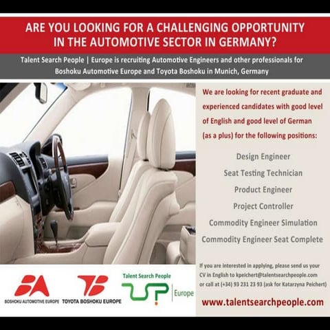 Engineers And Technicians For Germany