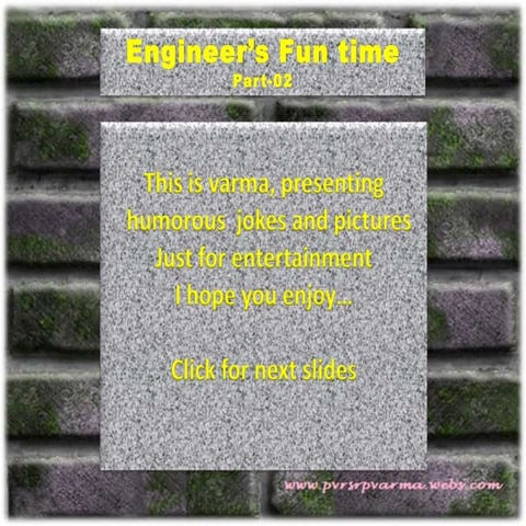 Engineers Fun Time Little Mistakes | PPSX