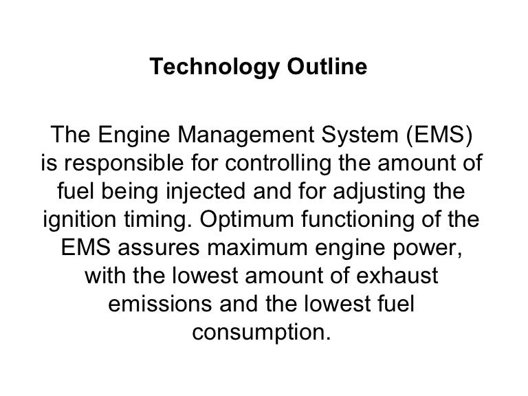 Engine management system