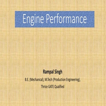 Engine performance | PPT