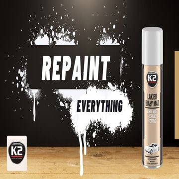 K2 WHITE MATT ACRYLIC COATING 500ml