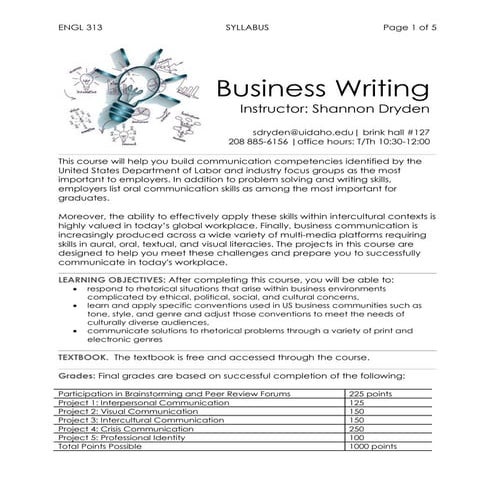 English 313 Syllabus Dryden