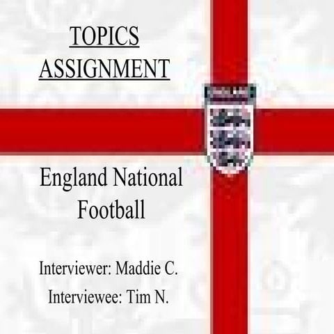 England Football Interview