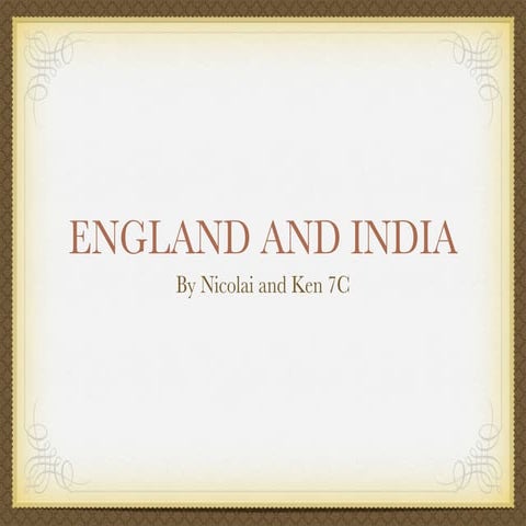 England and india nicolai and ken