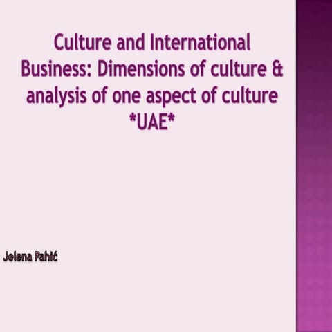 UAE-aspect of culture