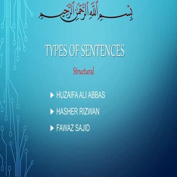 Englih types of sentences (final)