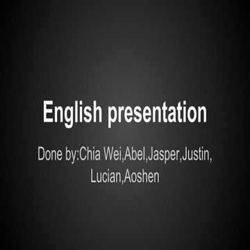 English thingy grp project