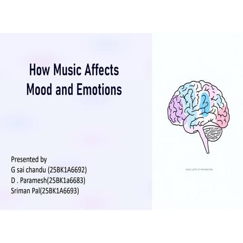 The Influence of Music on Mental Health and Emotional Well-Being | PDF