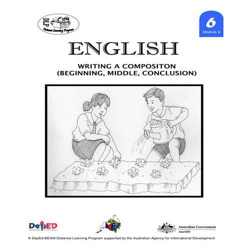 English 6-dlp-9-writing-a-composition- beginning-middle-coclusion