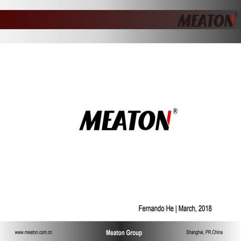 Meaton presentation 2018 | PPT