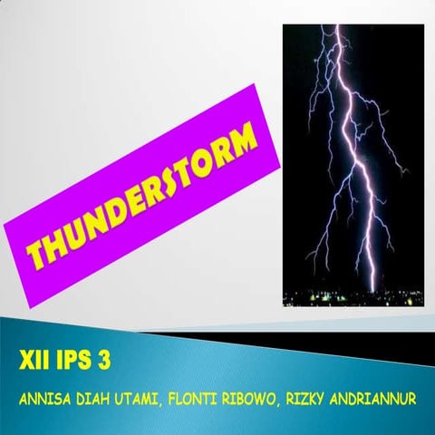 presentation of lightning