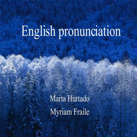 English Pronunciation