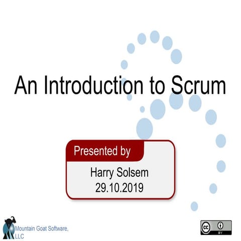 Introduction to Scrum