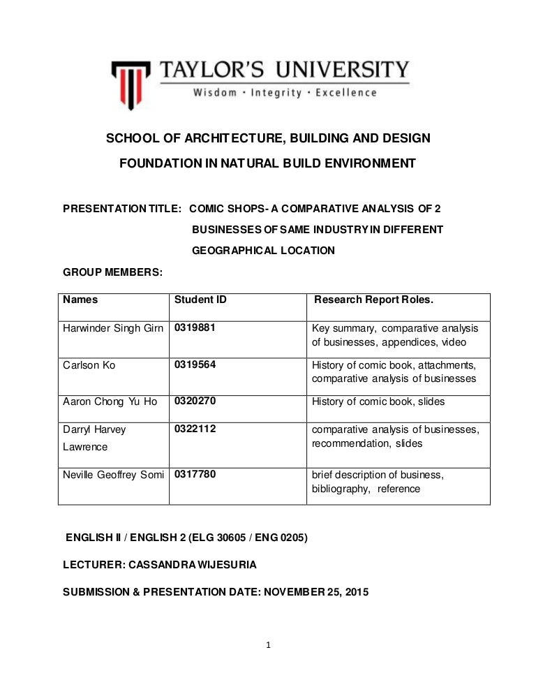 Book report format picture