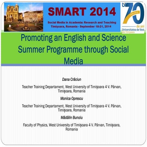 English, science and social media