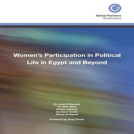 Women’s participation in political life in Egypt and beyond | PDF