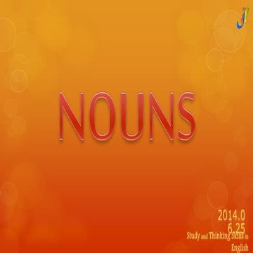 English 101. NOUNS: Rules in Forming its Plural