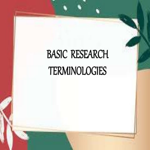 English 10 Quarter 4 WeeK 1 Basic Research Terminologies.pptx