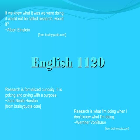 English 1120 classroom presentation day 1 | PPT