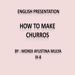 How to Make Churros