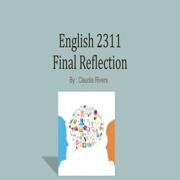 English 2311 by Claudia Rivers 