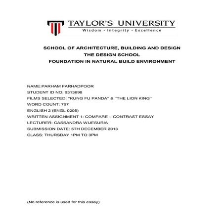 English 2, assignment 2  