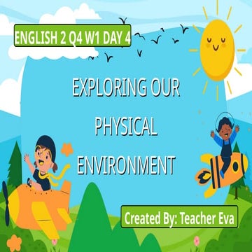 Exploring Our Physical Environment: English Learning and Environmental ...