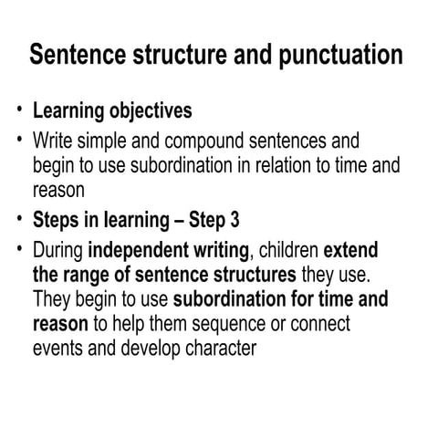 Sentences simple and compound | PPTX