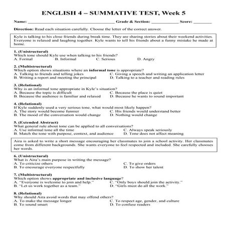 ENGLISH 4, Summative Test, Quarter 3, Week 5.docx