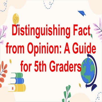 Forming opinions based on facts - EAPP | PPT