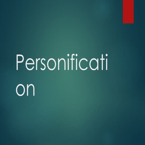 English 6__personification EXAMPLES .ppt