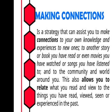 English 9 – Making Connections in Reading | PPTX