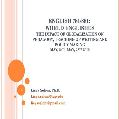 English 781 881 we slides