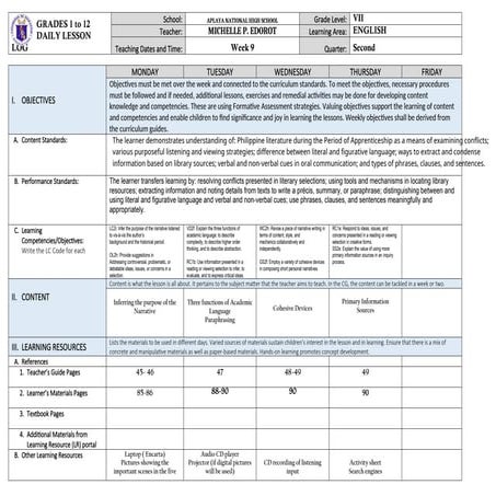 DLL in ENGLISH 7 DLL_2nd Quarter_ wk9.docx