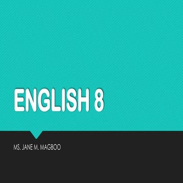 ENGLISH 8.jun17. DISCUSSION GUIDE FOR TEACHERS
