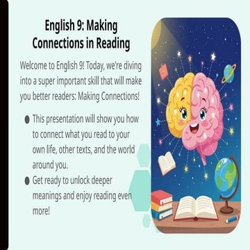 English 9 – Making Connections in Reading