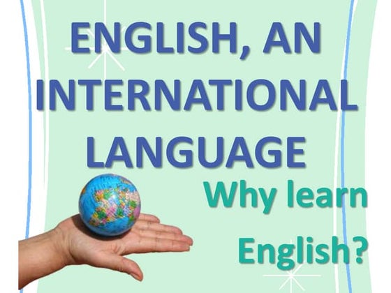English as an international language | PPT
