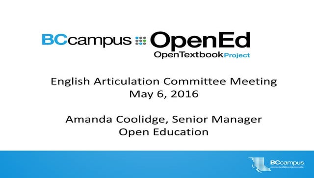 English articulation