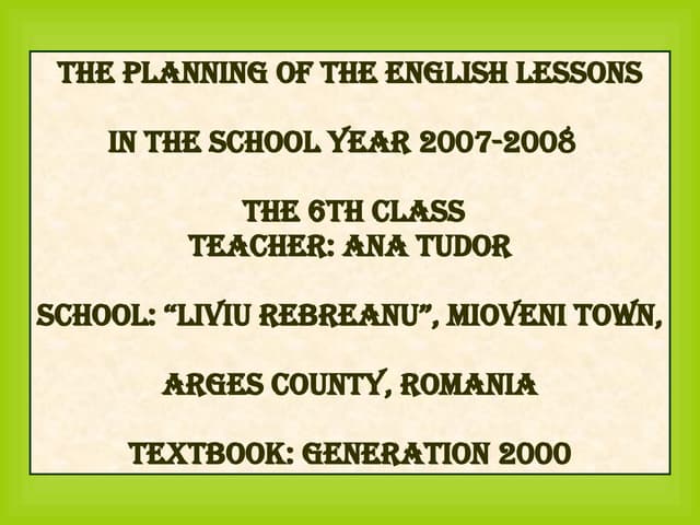 English As A Foreign Language