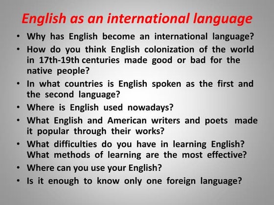 Languages of the world | PPT